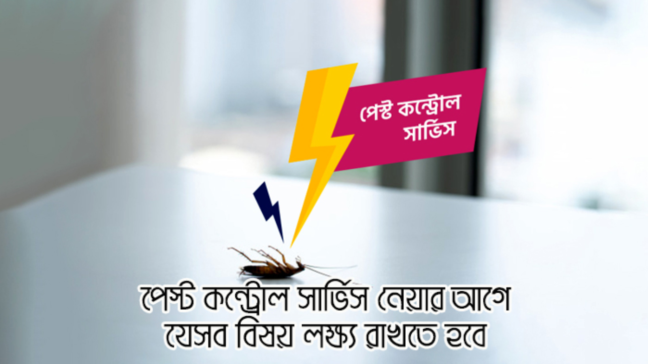 পেস্ট কন্ট্রোল সার্ভিস ইন ঢাকা